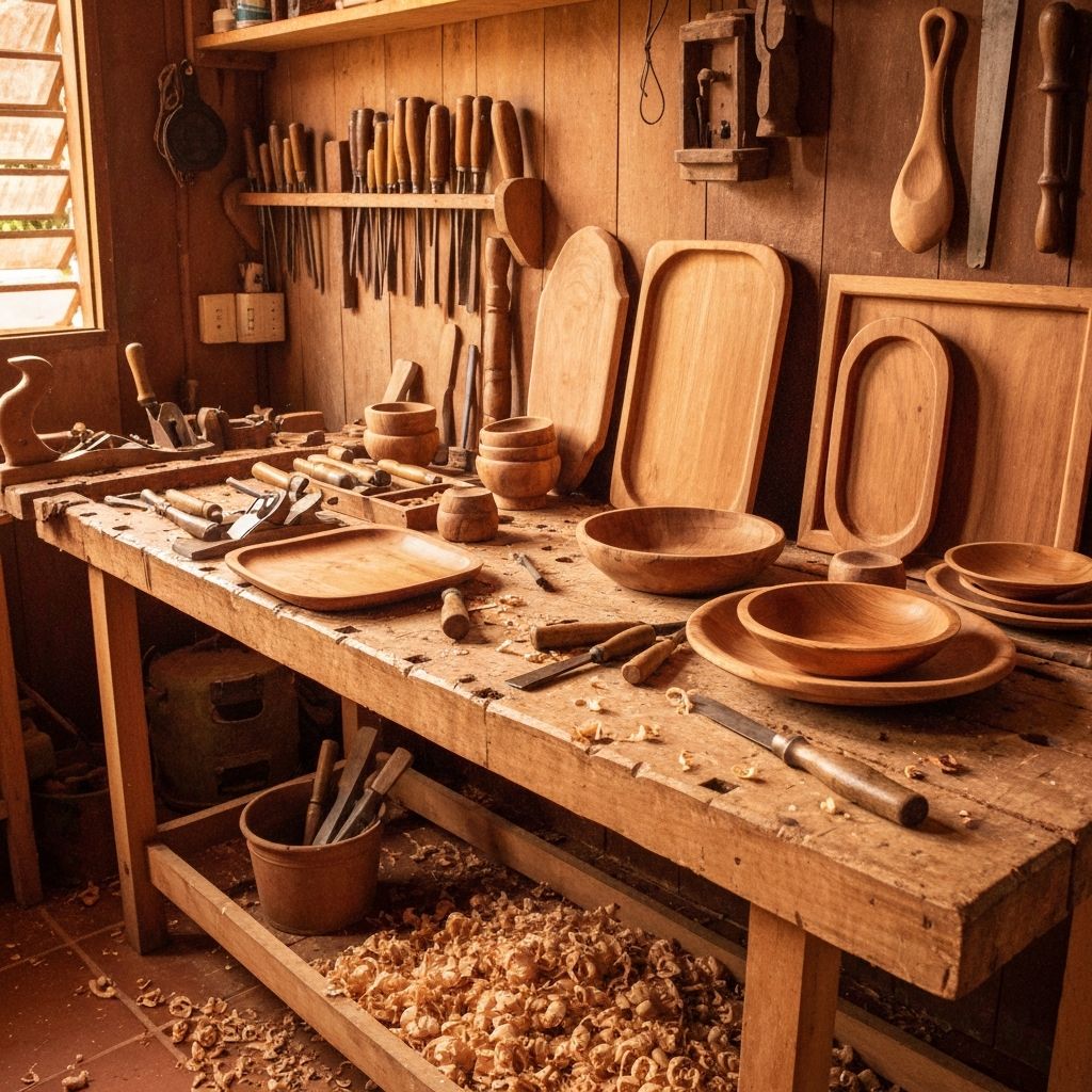 Nossa oficina de artesanato